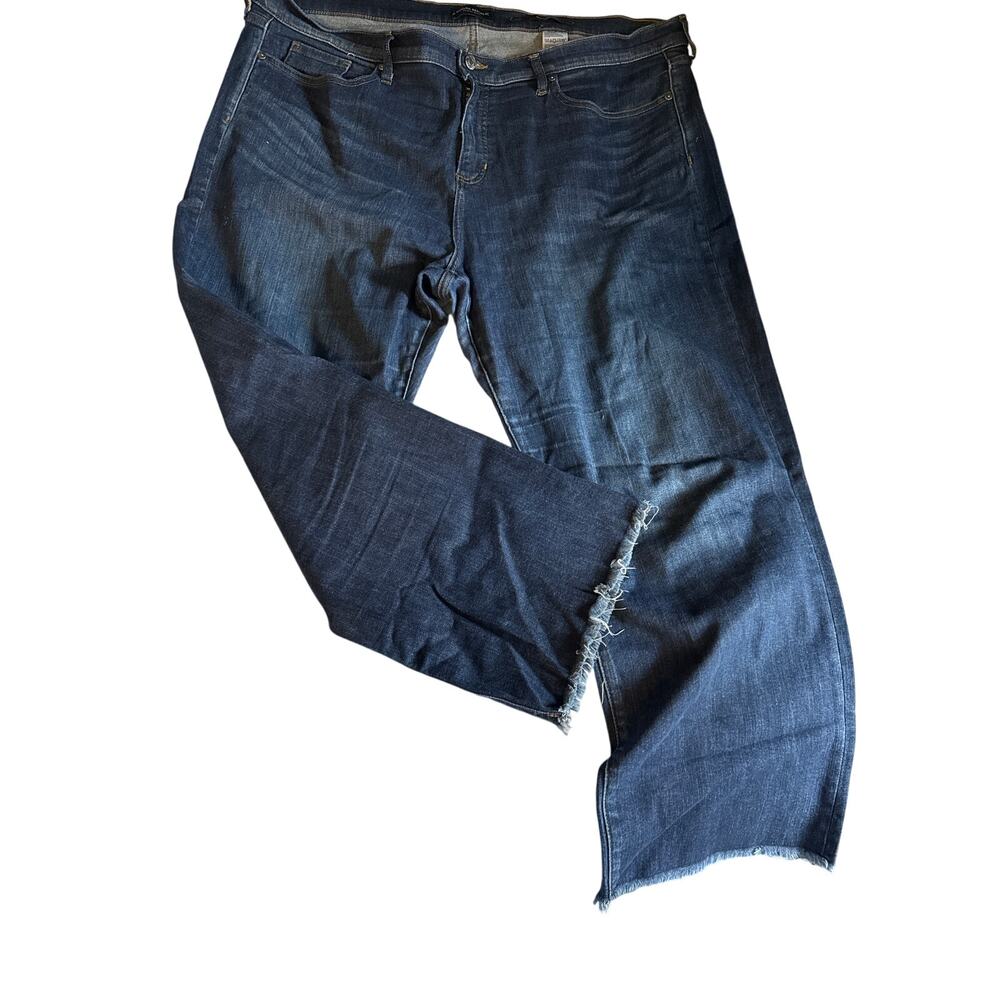 Banana Republic Dark Blue Wide Leg Jeans